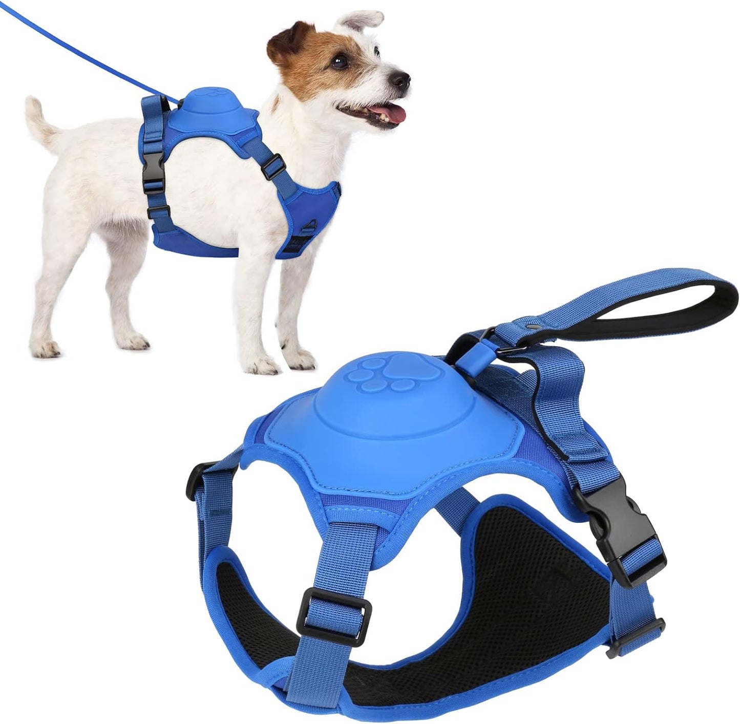 Retractable No-Pull Dog Harness
