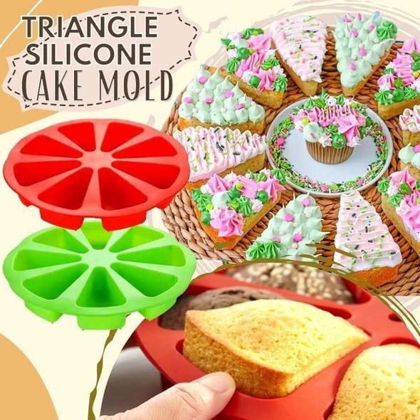 PerfectSlice - Triangle Silicone Cake Mold