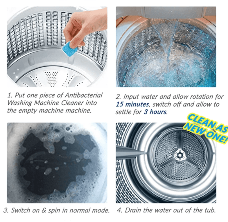 TubFresher - Antibacterial Washing Machine Deep Cleaner