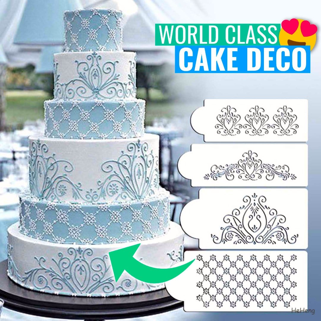 CakeWallArt - Cake Lace Decoration Stencil Set