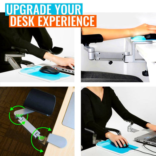 ErgoRest - Ergonomic Rotating Forearm Desk Support