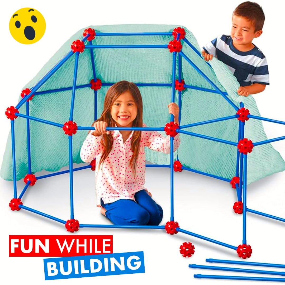 FortBuilder - Kids Construction Fortress Building Kit