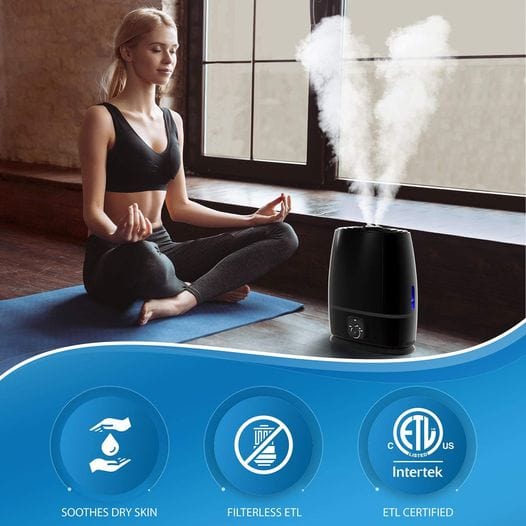 Cool Mist Humidifier for Bedroom
