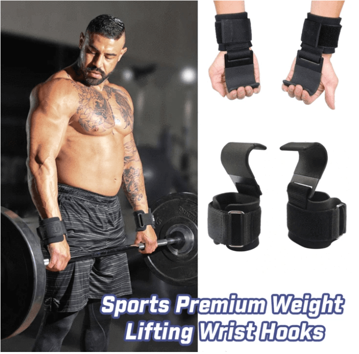 PowerLifer - Weight Lifting Wrist Hooks