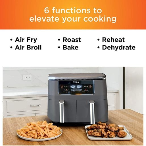 Foodi 6-in-1 2-Basket Air Fryer