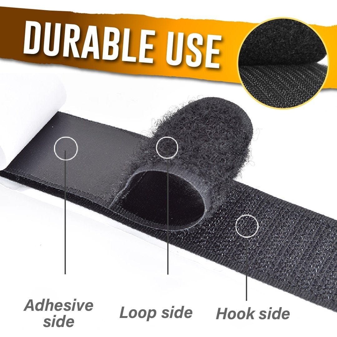 StickOn - Self Adhesive Hook & Loop Fastener Sticker Strip