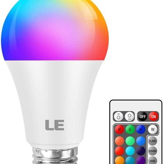 9W Color Changing Light Bulbs w/ Remote