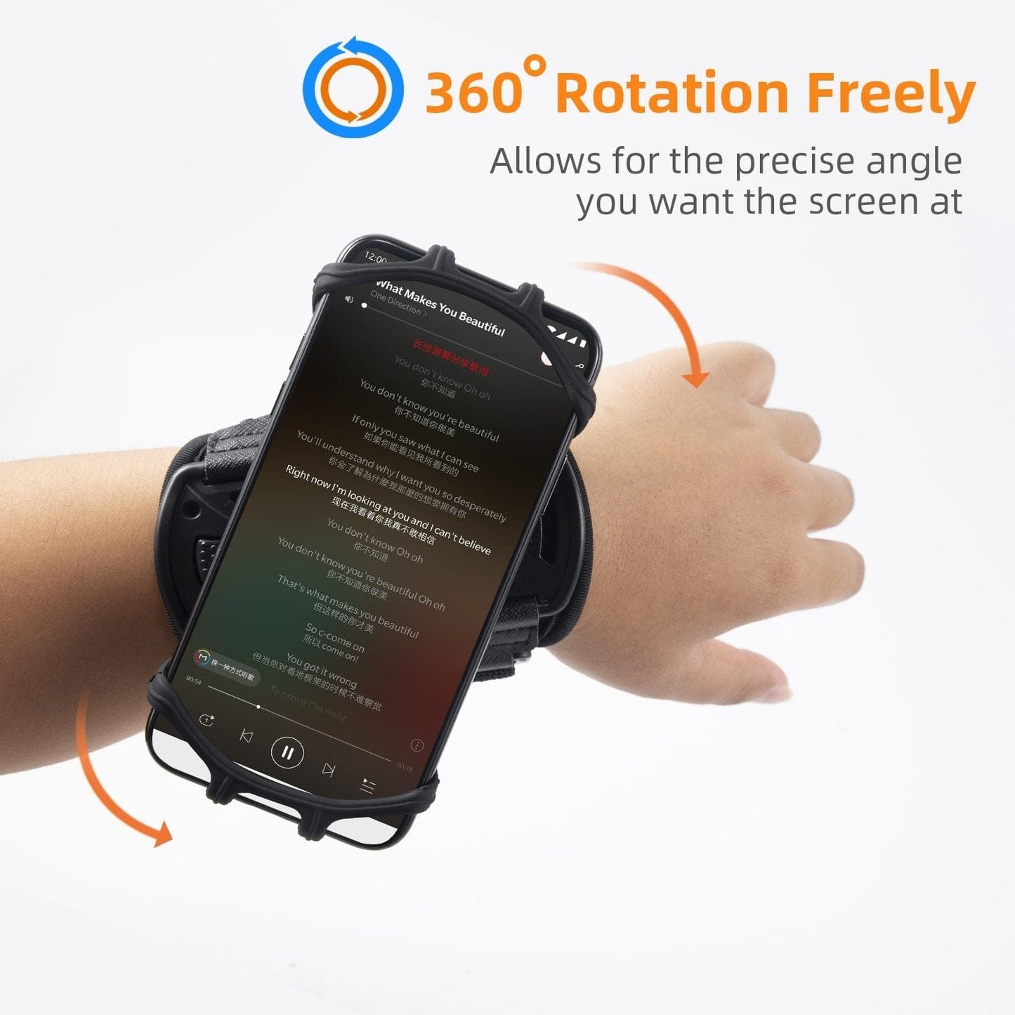 ActiveGo - Rotating Sport Wrist Armband Phone Holder