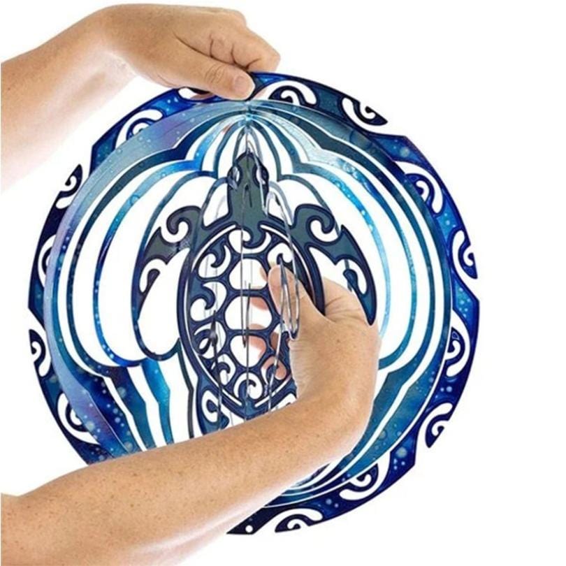 SeaBreeze - Sea Turtle Wind Spinner Outdoor Hanging Ornament