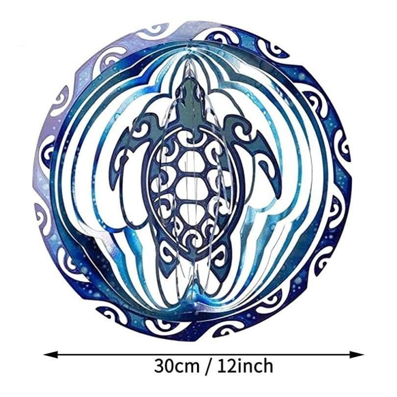 SeaBreeze - Sea Turtle Wind Spinner Outdoor Hanging Ornament