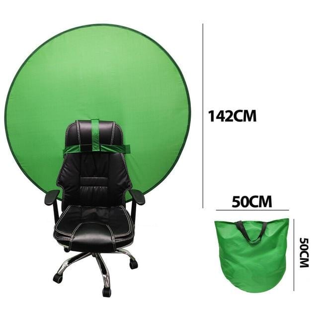 PortaBG - Portable Green Backdrop Chair Attachment