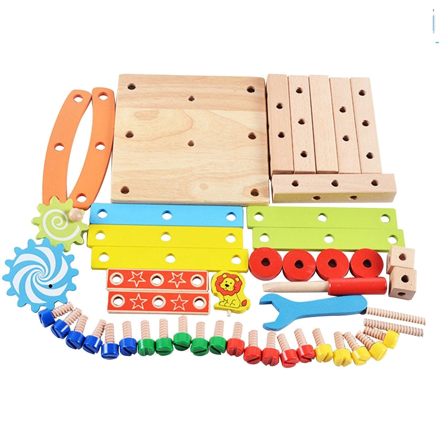 FunBlast - DIY Wooden Multifunctional Chair with Nut and Screw Toys