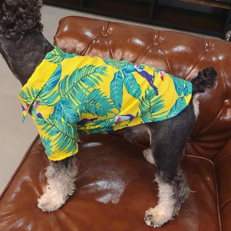 AlohaPet - Summer Hawaiian Dog Shirt