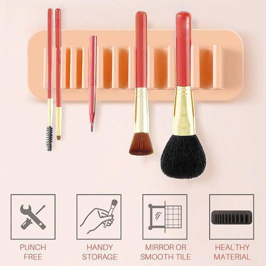 Stick And Store Makeup Brush Holder