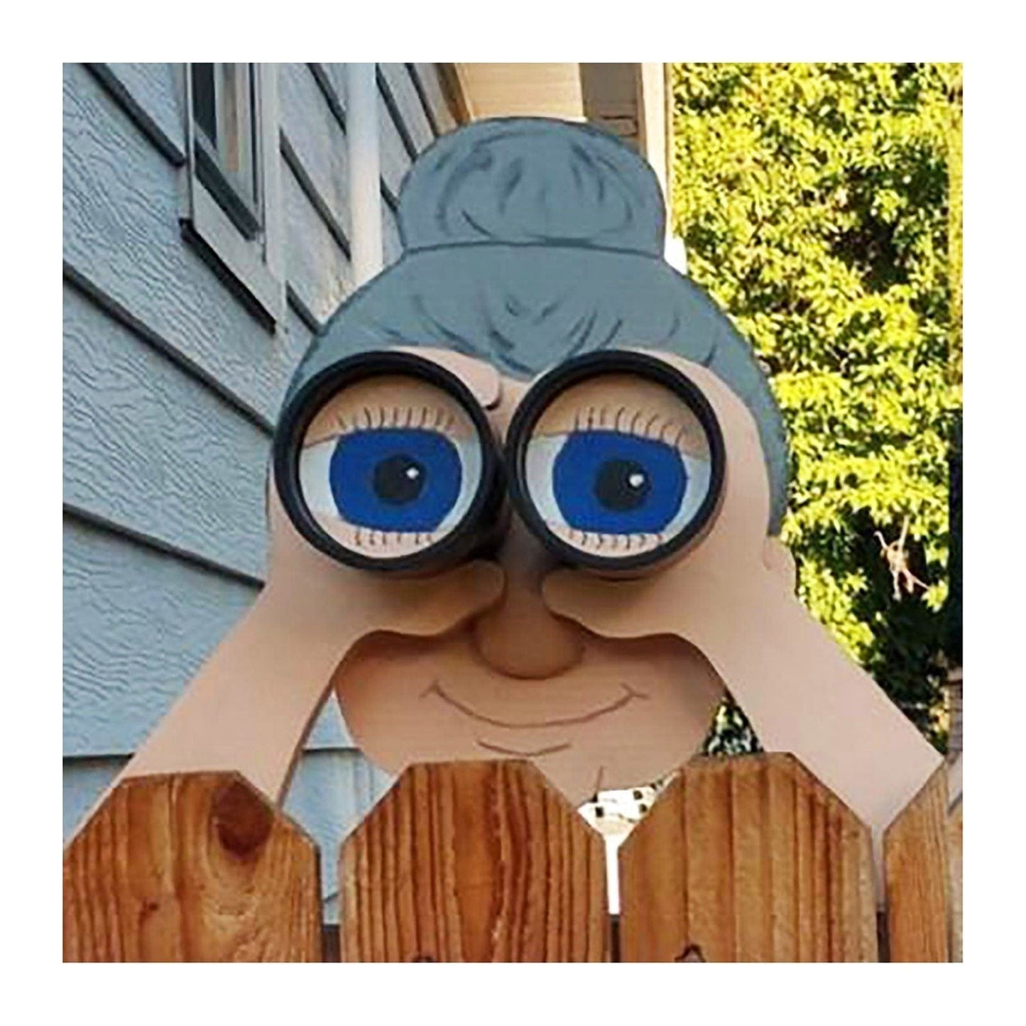 Lookouts - Nosy Old Neighbors Fence Art