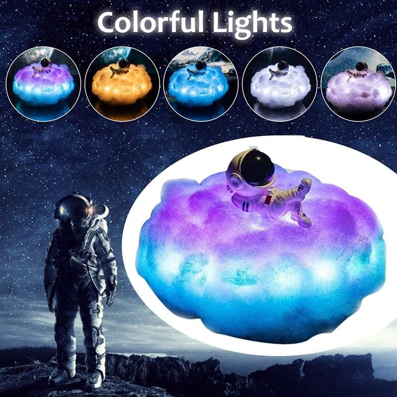 AstroPuff - Space Astronaut LED Night Lamp