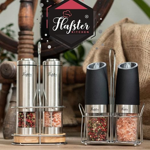 ﻿Electric Salt & Pepper Grinder Set