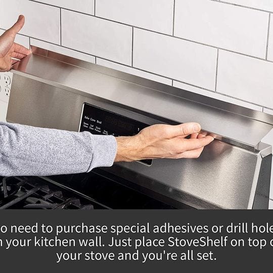 Magnetic Shelf for Kitchen Stove