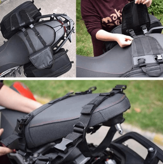 RydeLuggage - Universal Frameless Motorcycle Saddle Bag